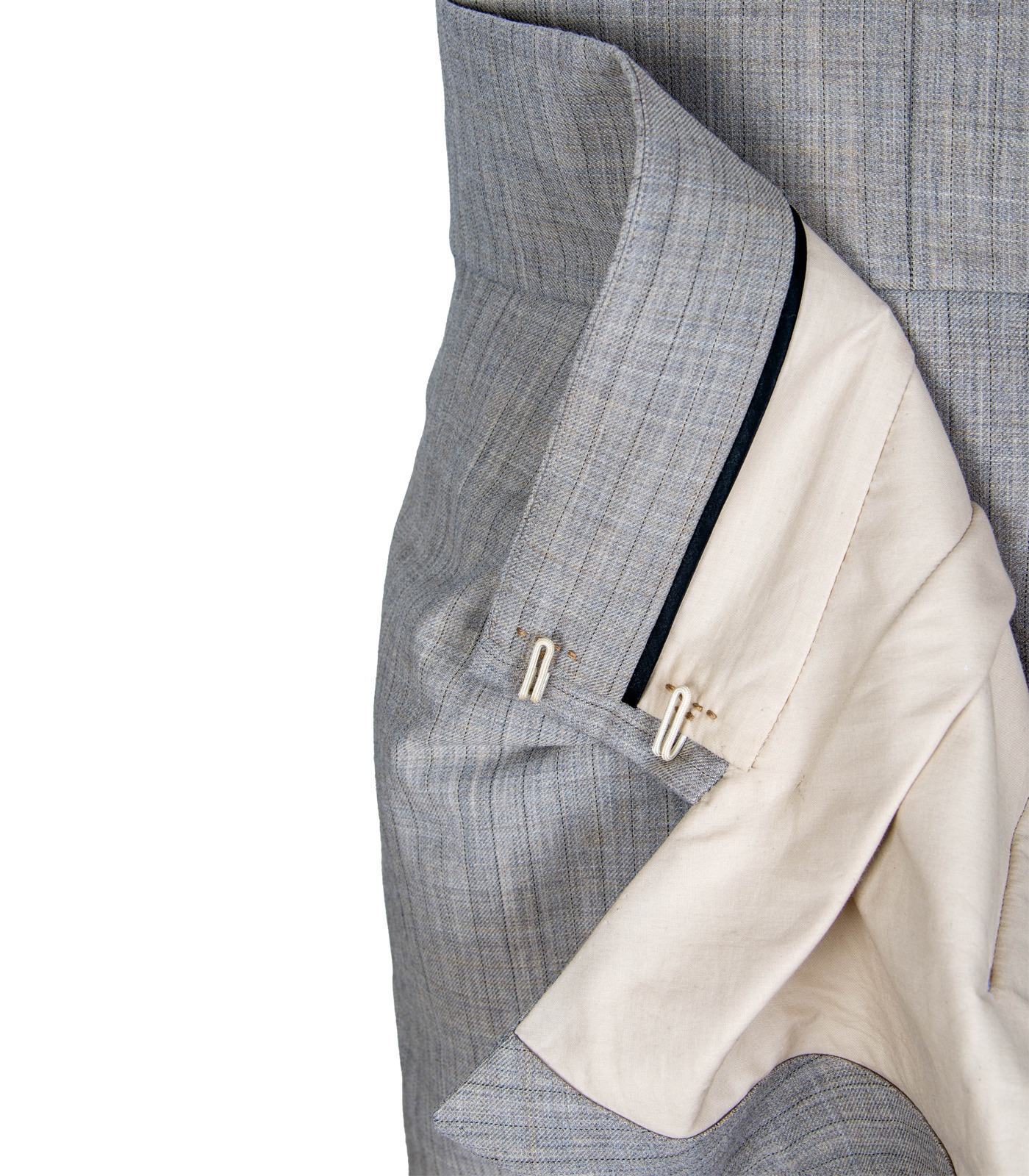 HIGH-WAISTED WOOL ASYMMETRICAL PENCIL SKIRT - Image 7