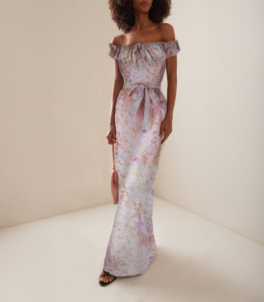 ROMANTIC BUSTIER SILK DRESS - Image 2