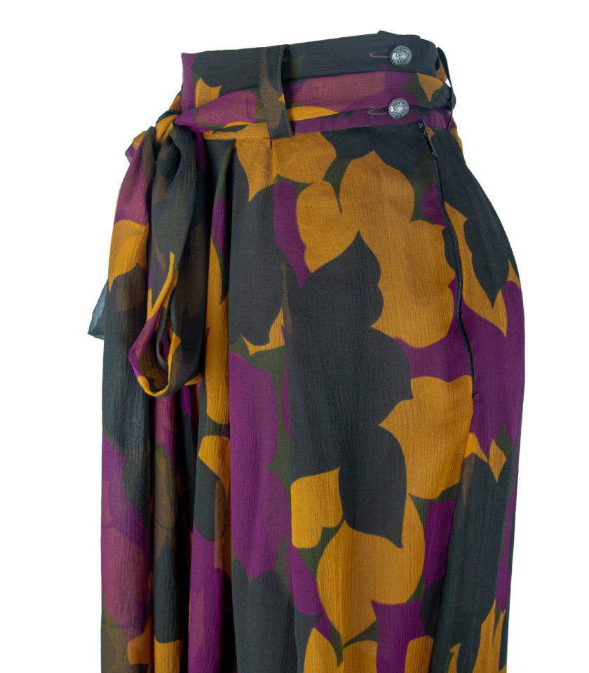 SHEER SILK WIDE-LEG PANTS - Image 5