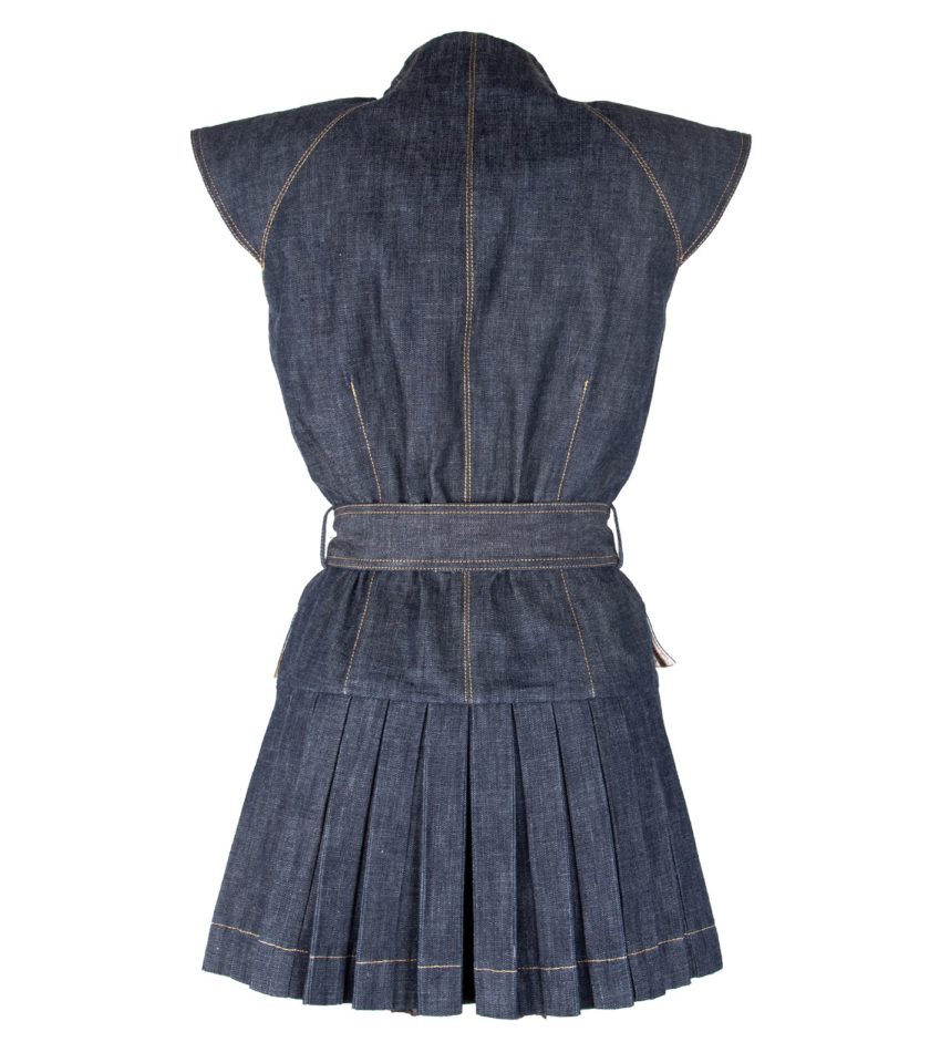DENIM SLEEVELESS JACKET VEST - Image 7