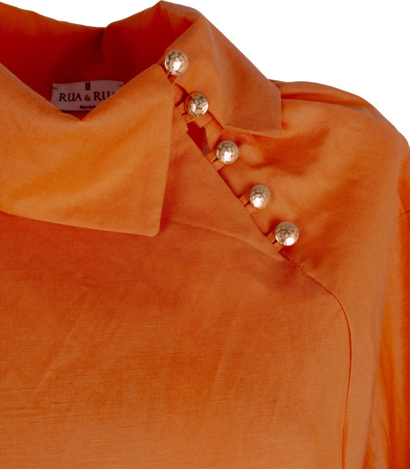 SUNSET LINEN-SILK BLOUSE - Image 4