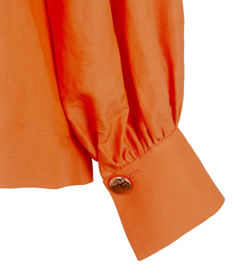 SUNSET LINEN-SILK BLOUSE - Image 5