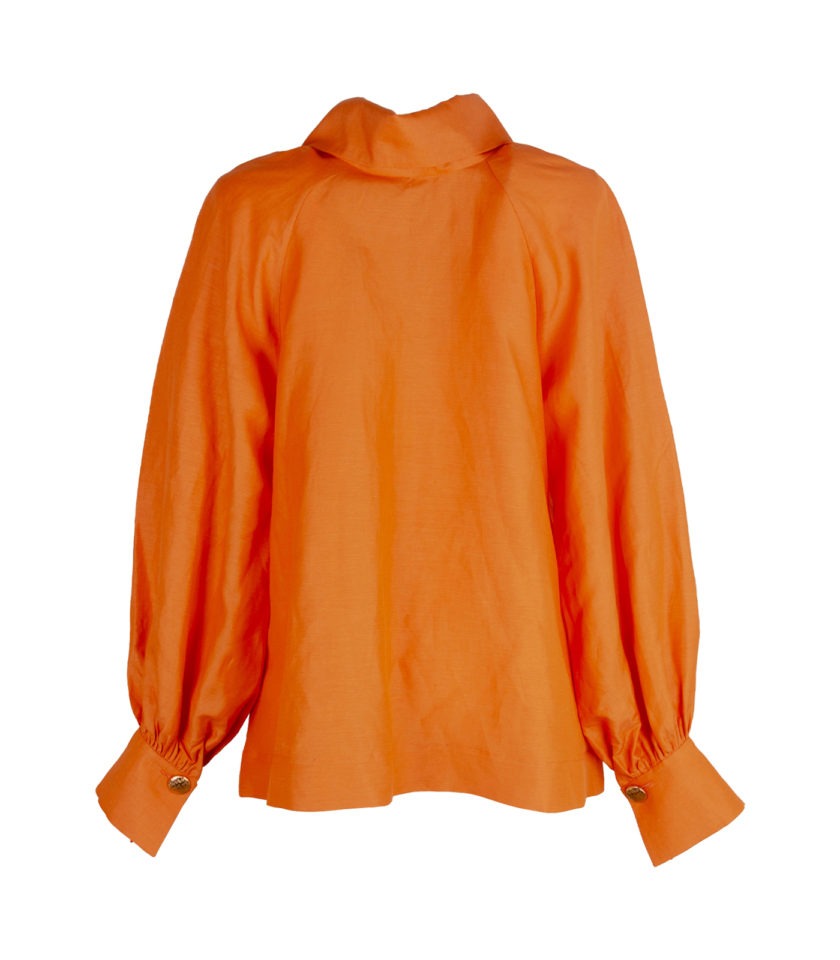SUNSET LINEN-SILK BLOUSE - Image 6