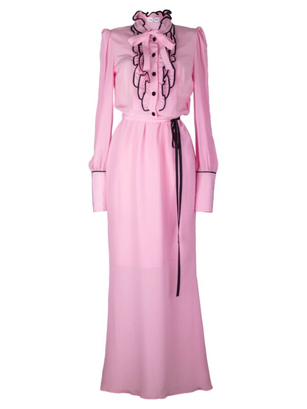 Long Silk Cocktail Dress