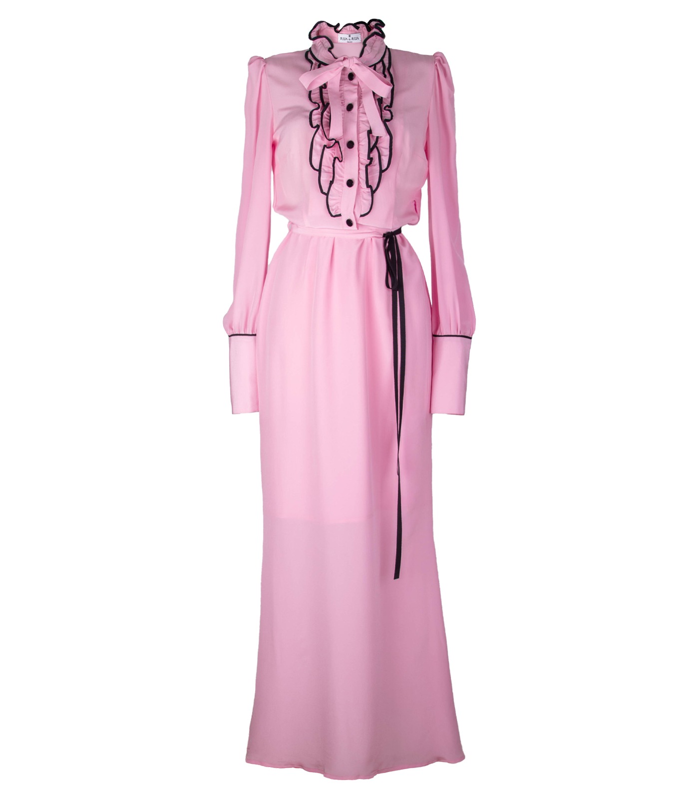 Long Silk Cocktail Dress