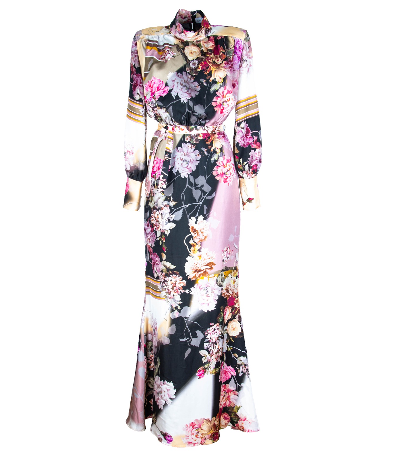 Long Floral Cocktail Dress