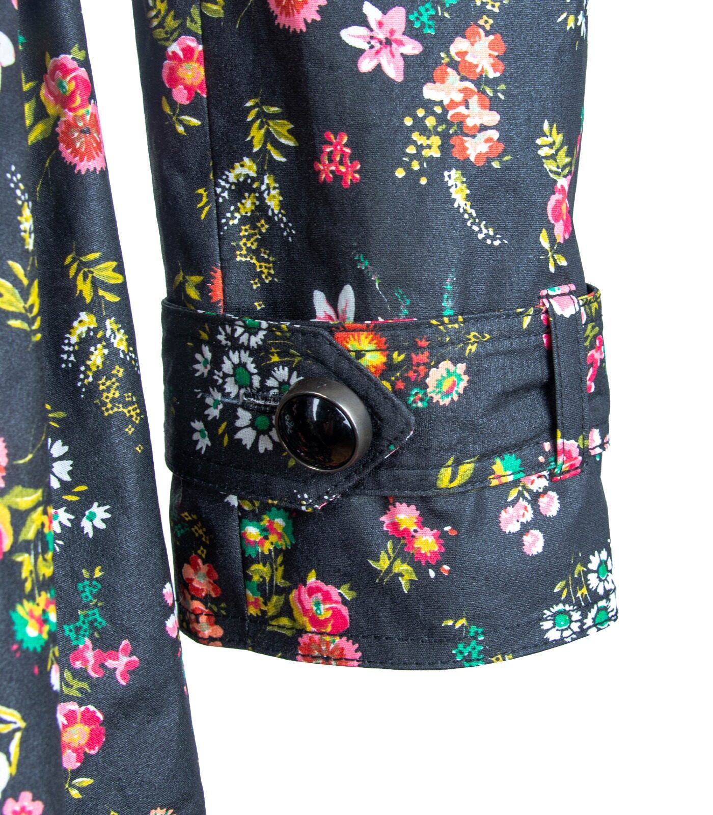 Coated Cotton Double-Breasted Trench Coat - Image 10