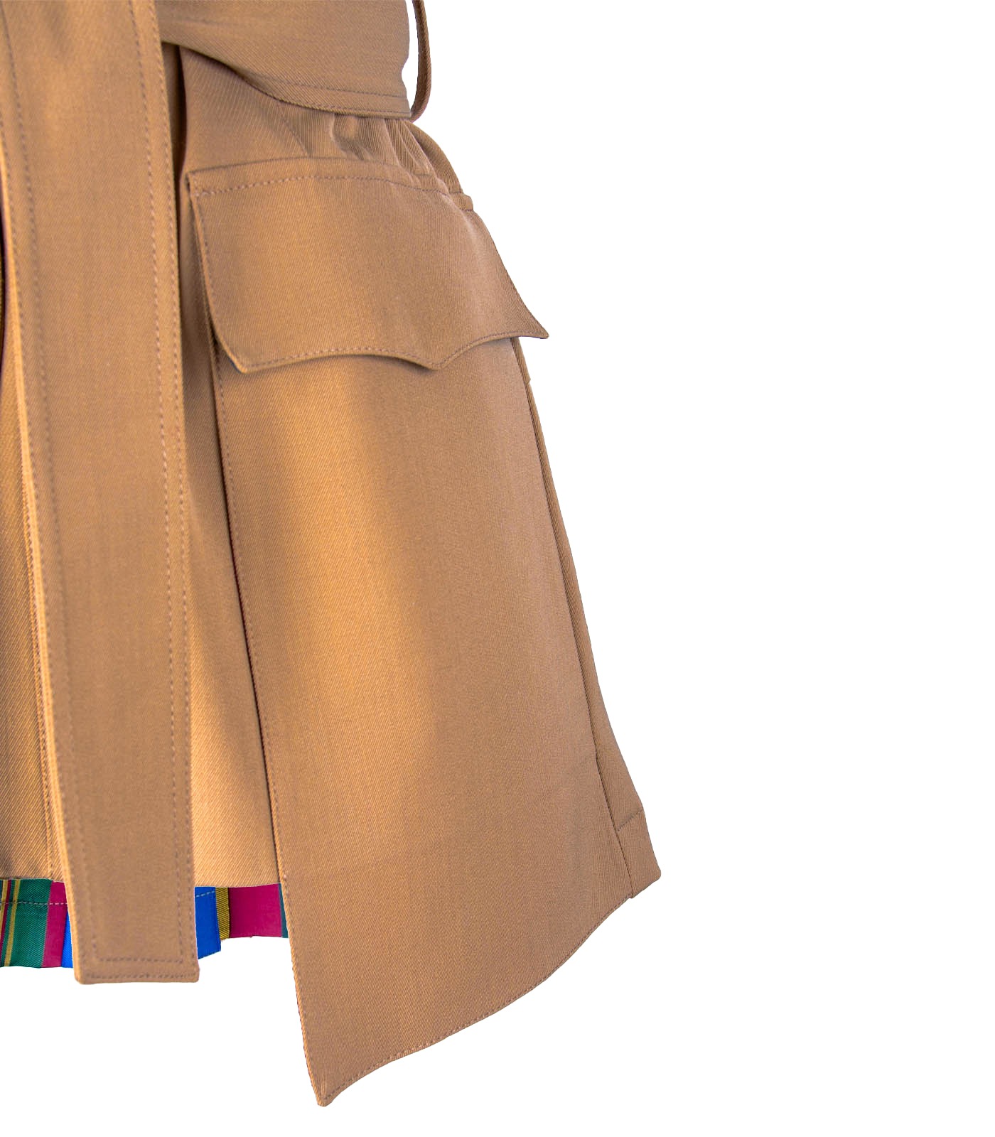 Wool Gabardine Sleeveless Jacket - Image 5