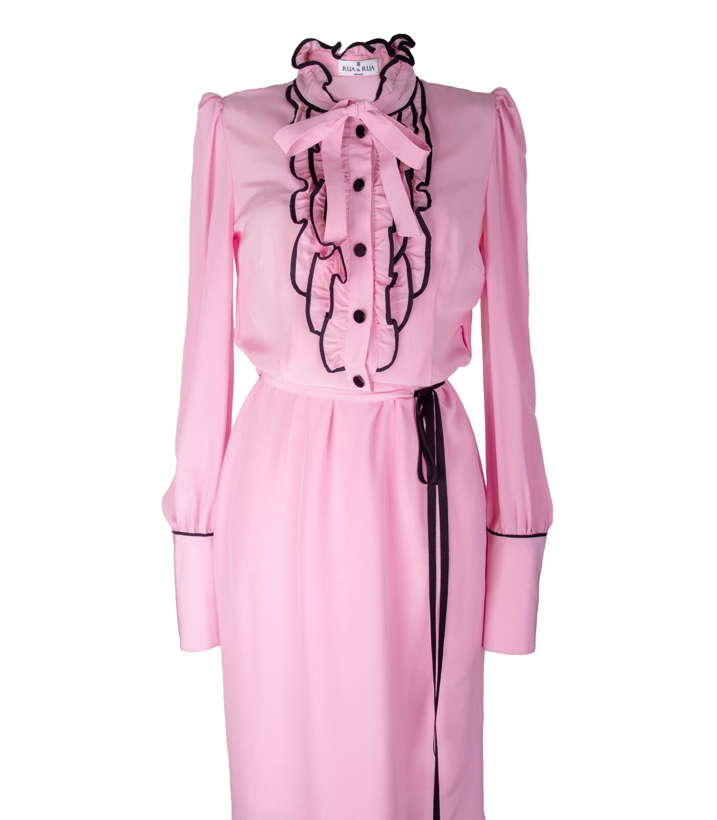Long Silk Cocktail Dress - Image 4