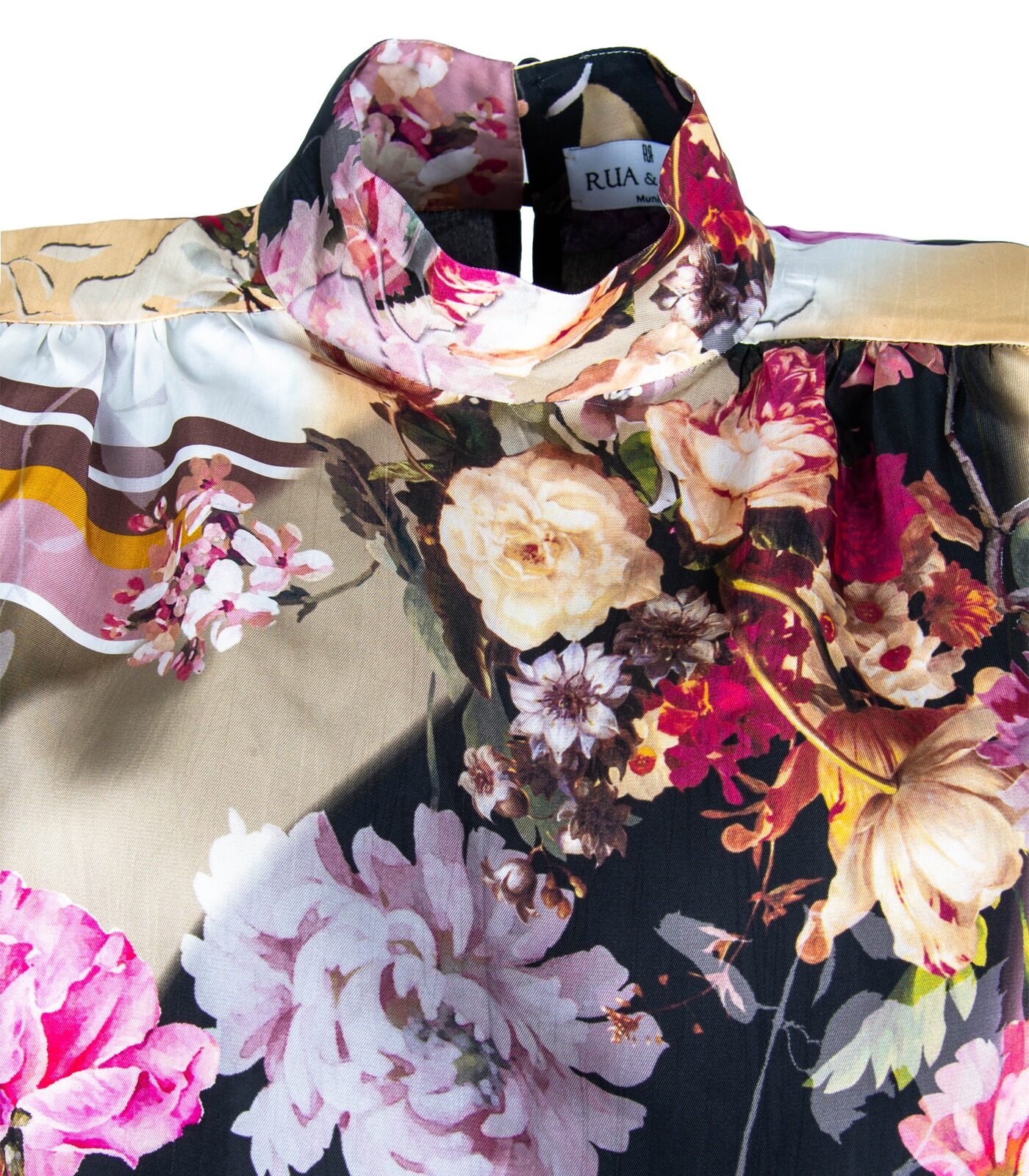 Long Floral Cocktail Dress - Image 5