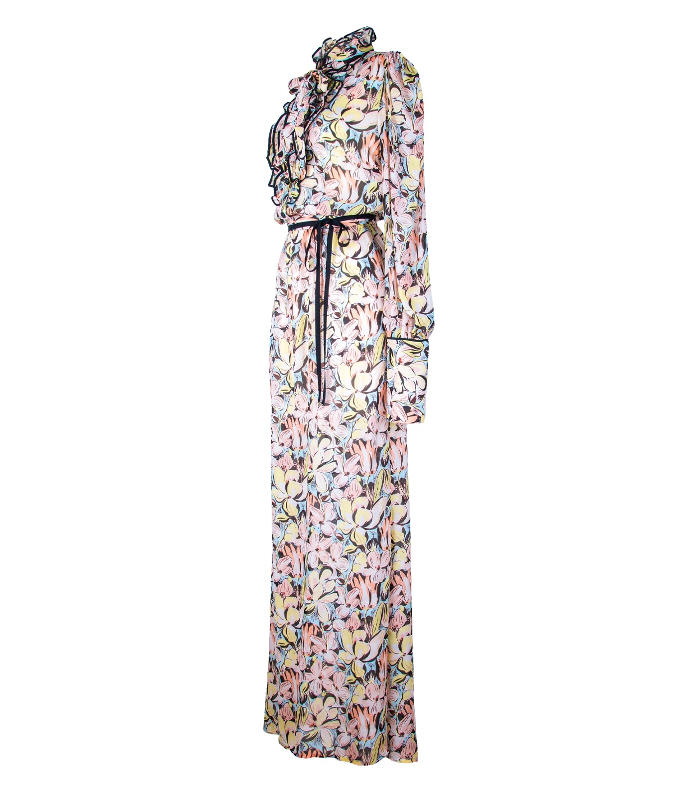 Long Floral Cocktail Dress - Image 5