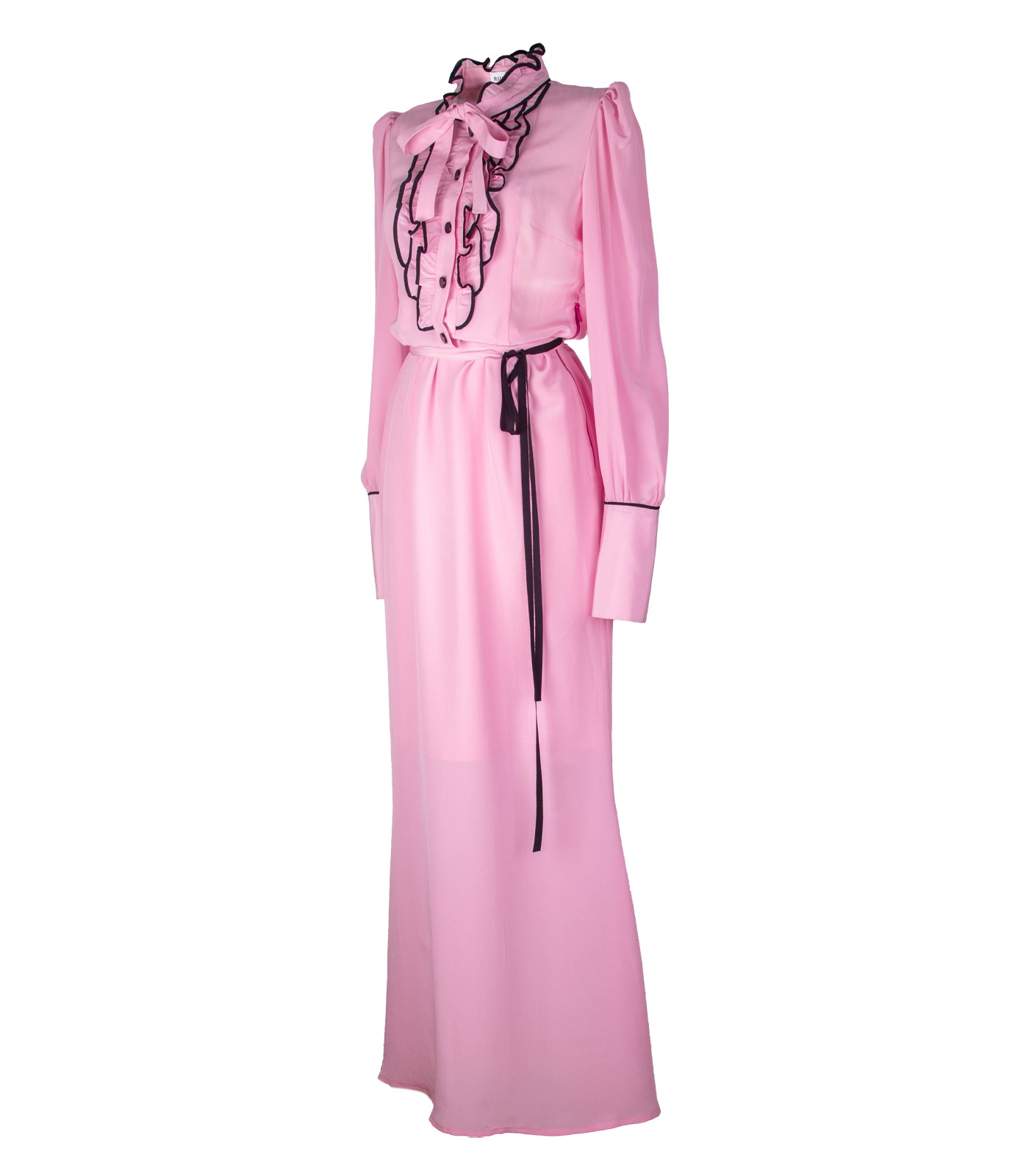 Long Silk Cocktail Dress - Image 5