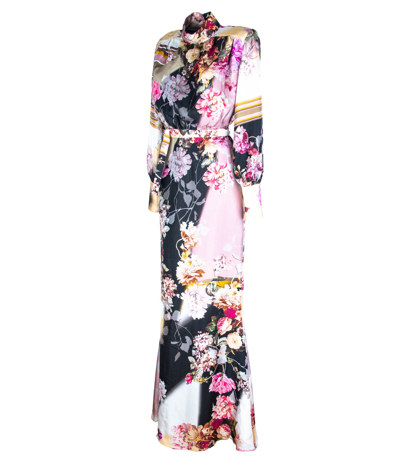 Long Floral Cocktail Dress - Image 4