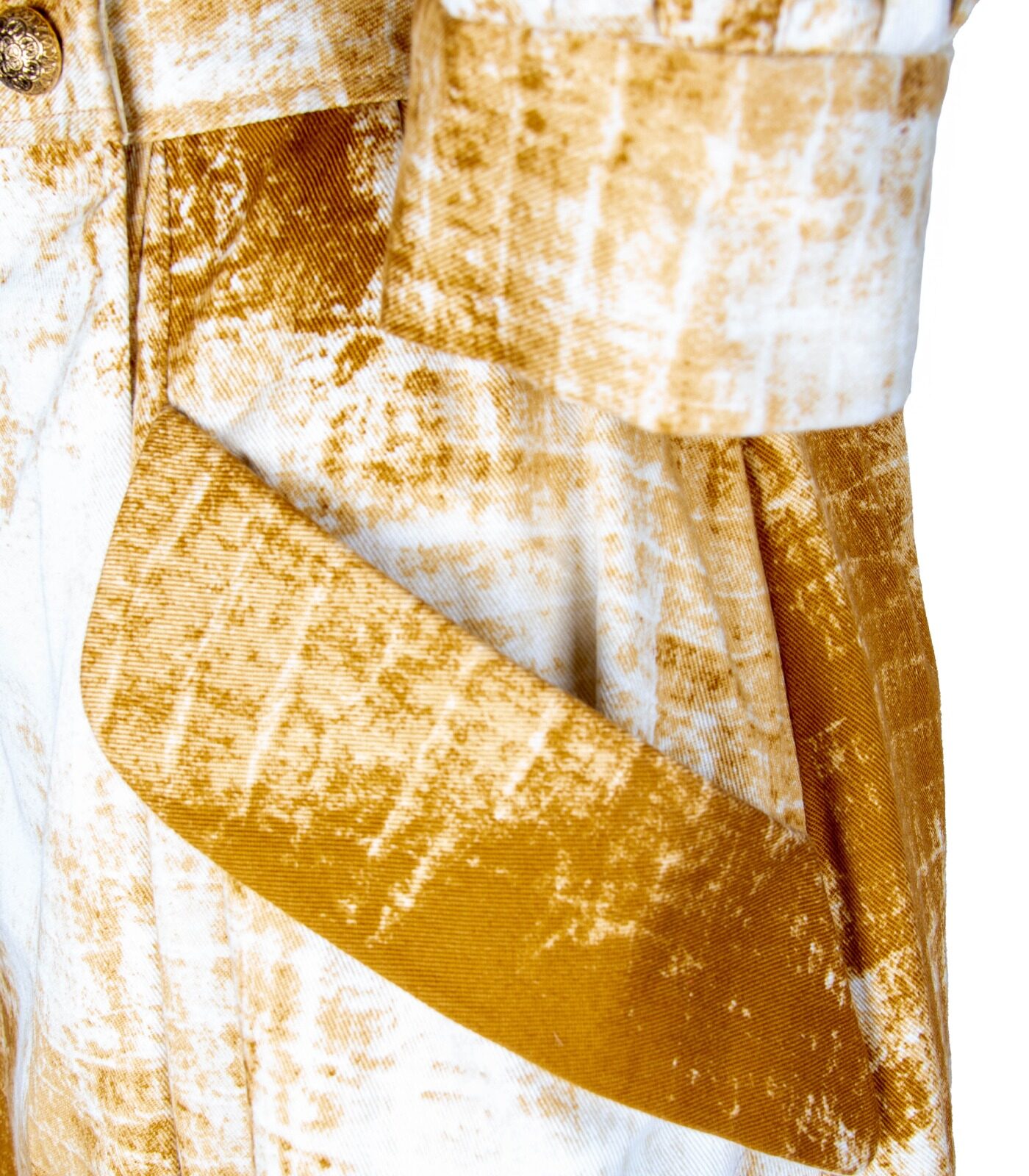 Gabardine Cotton Wrap Dress - Image 5