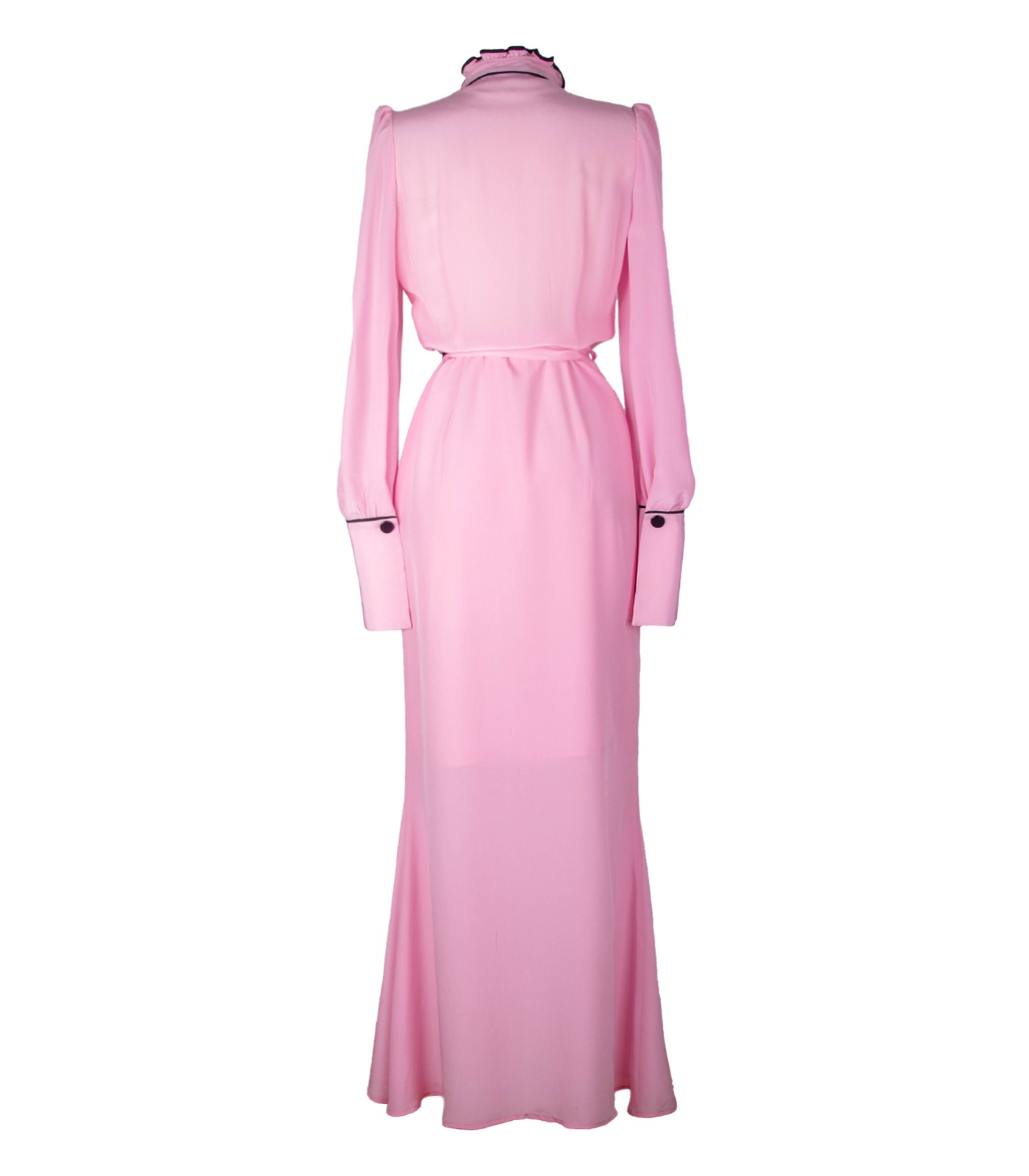 Long Silk Cocktail Dress - Image 7