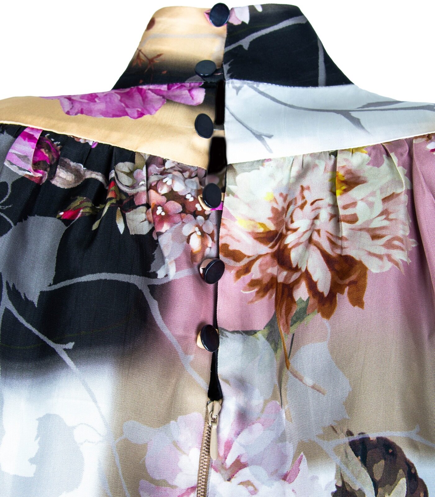 Long Floral Cocktail Dress - Image 7