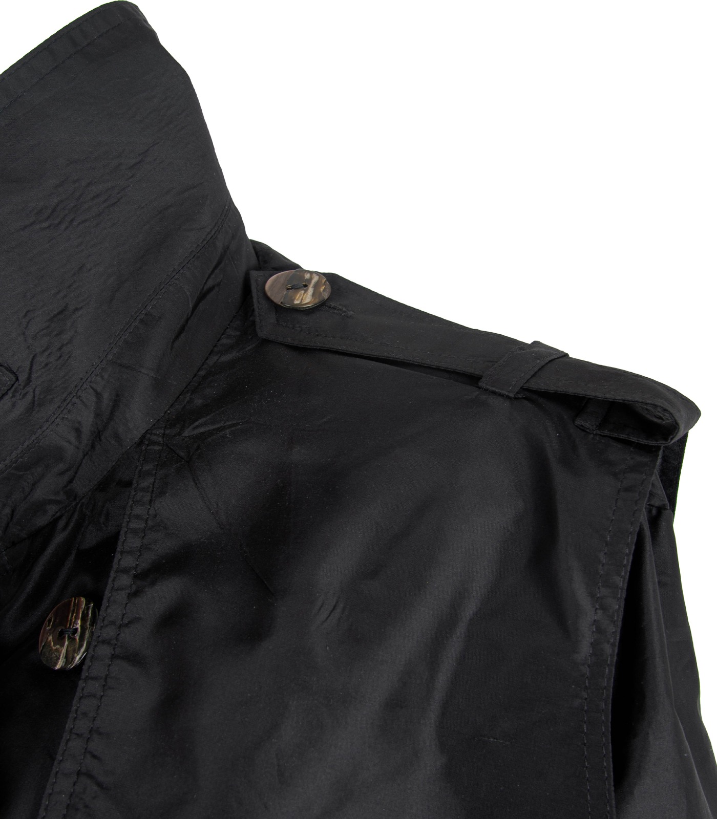 Silk Double-Breasted Trench Coat - Image 11