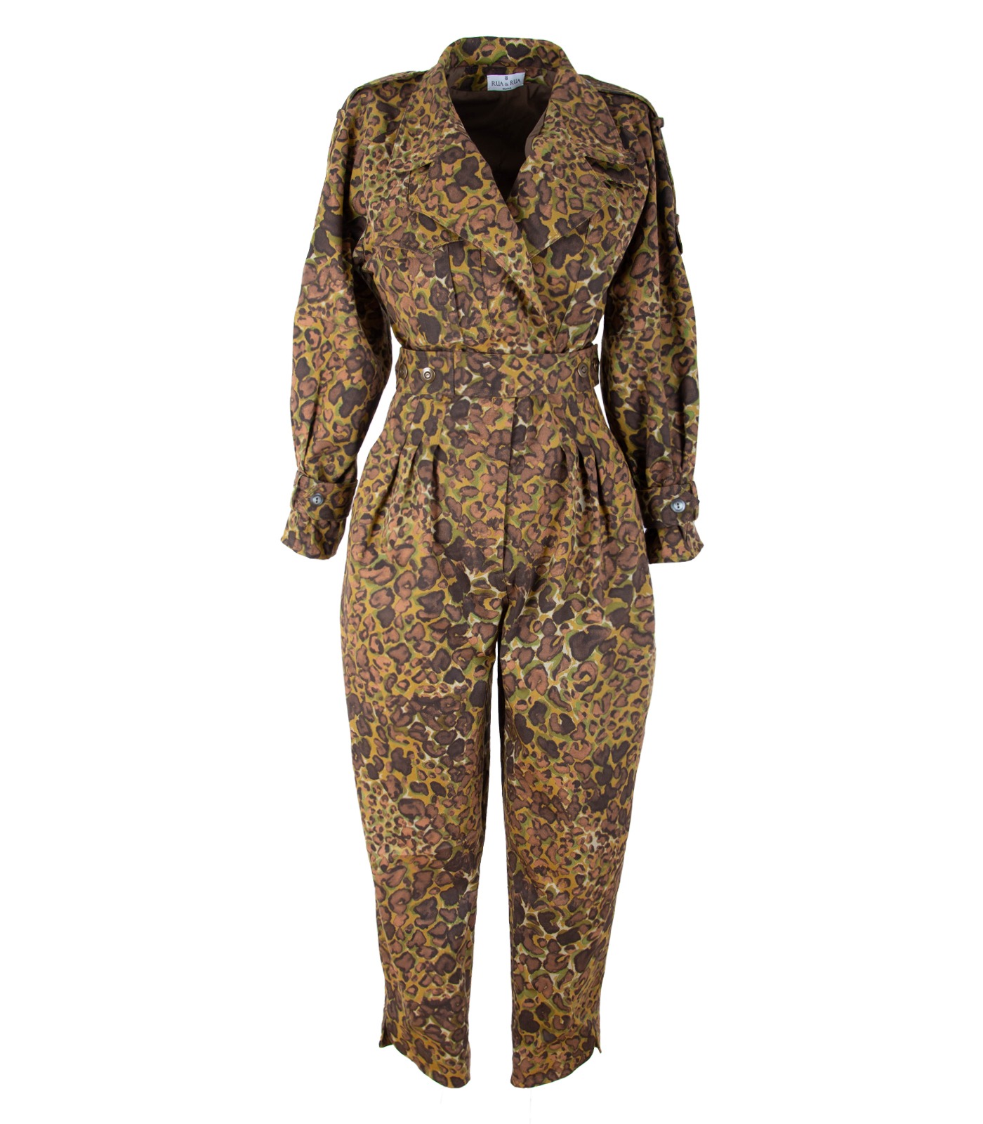 Gabardine Loose Fit Jumpsuit