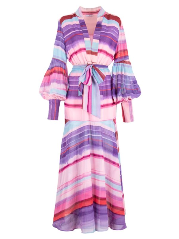 Batiste Cotton Long Shirt Dress