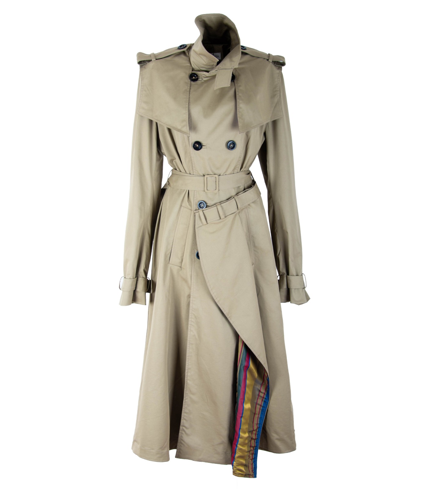 Women’s Cotton Double-Breasted Trench Coat - Image 3
