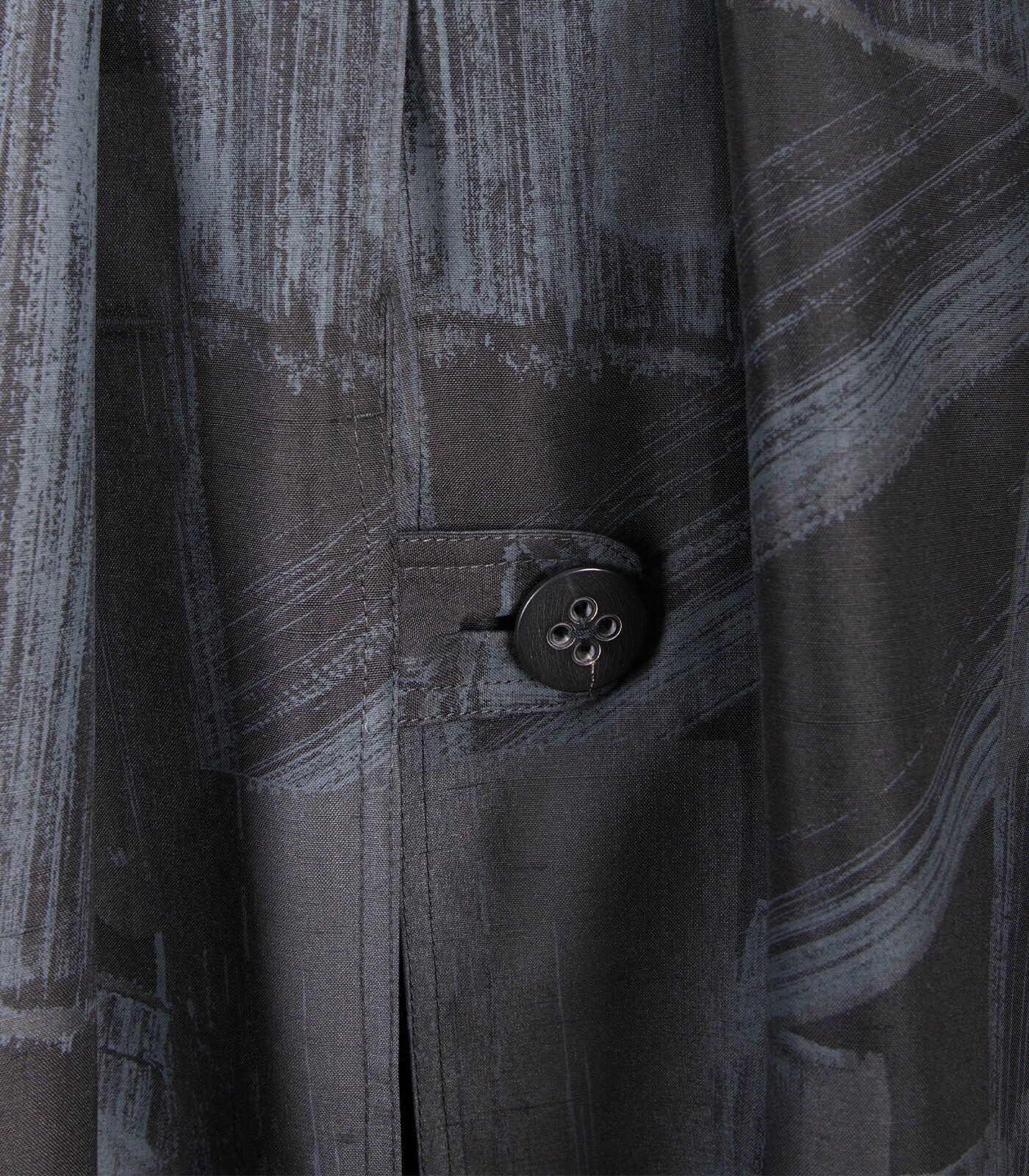 Oversized Silk Double-Breasted Trench Coat - Image 11
