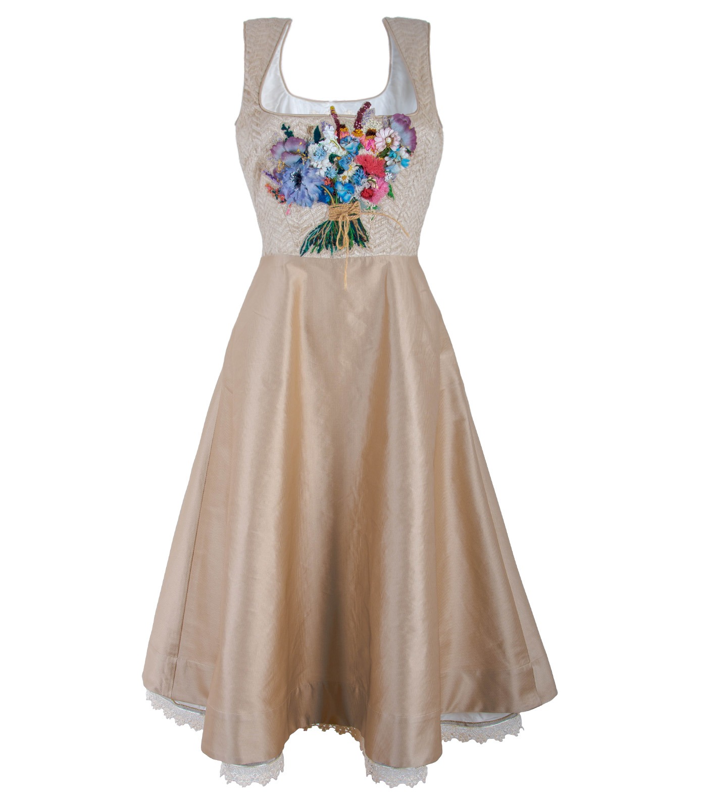 Silk Dirndl With Hand Embroidery - Image 10