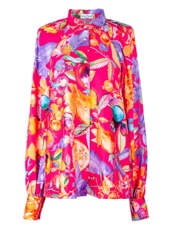 Relaxed Silk Twill Blouse
