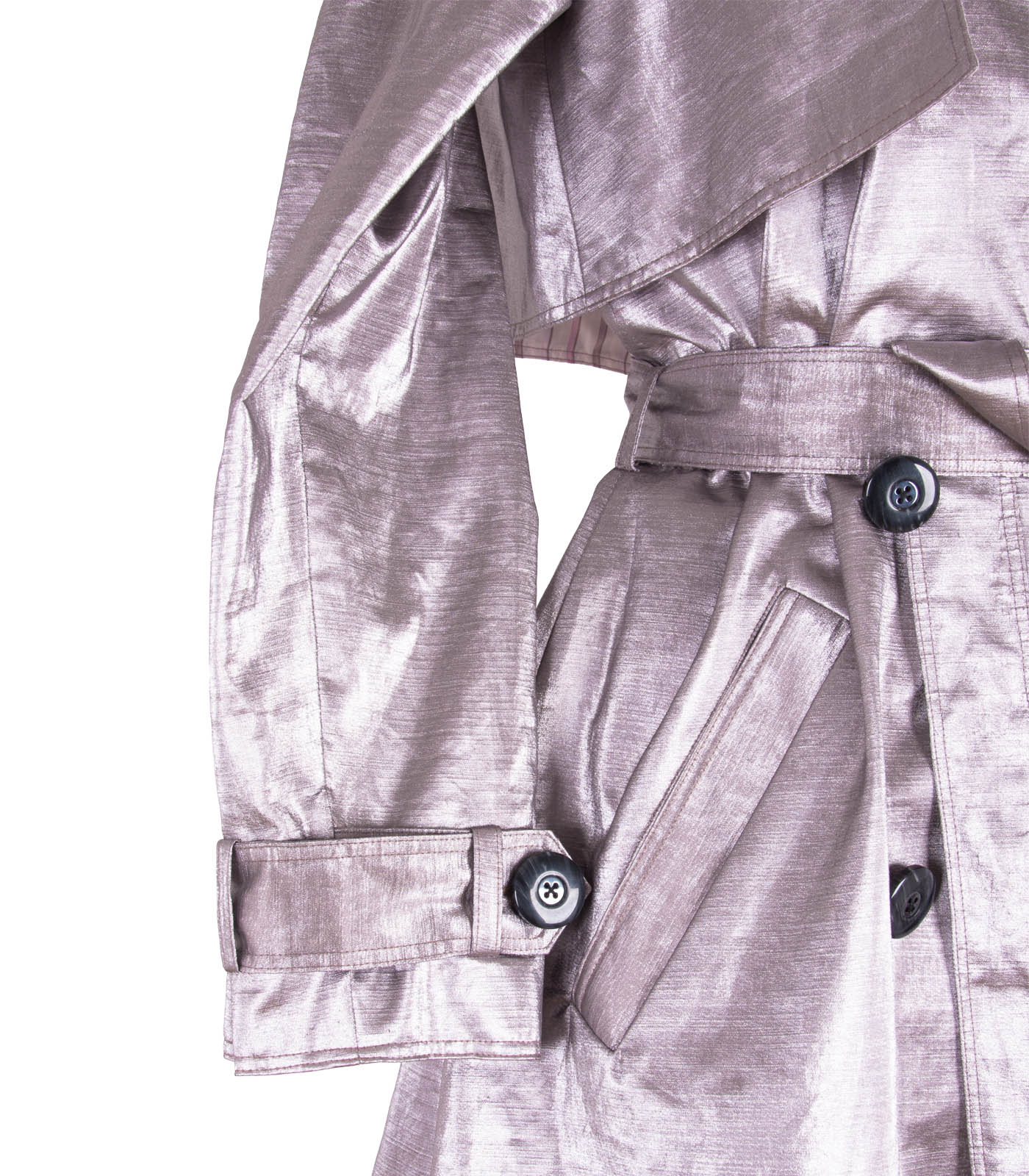 Cotton Double-Breasted Trench Coat - Image 10