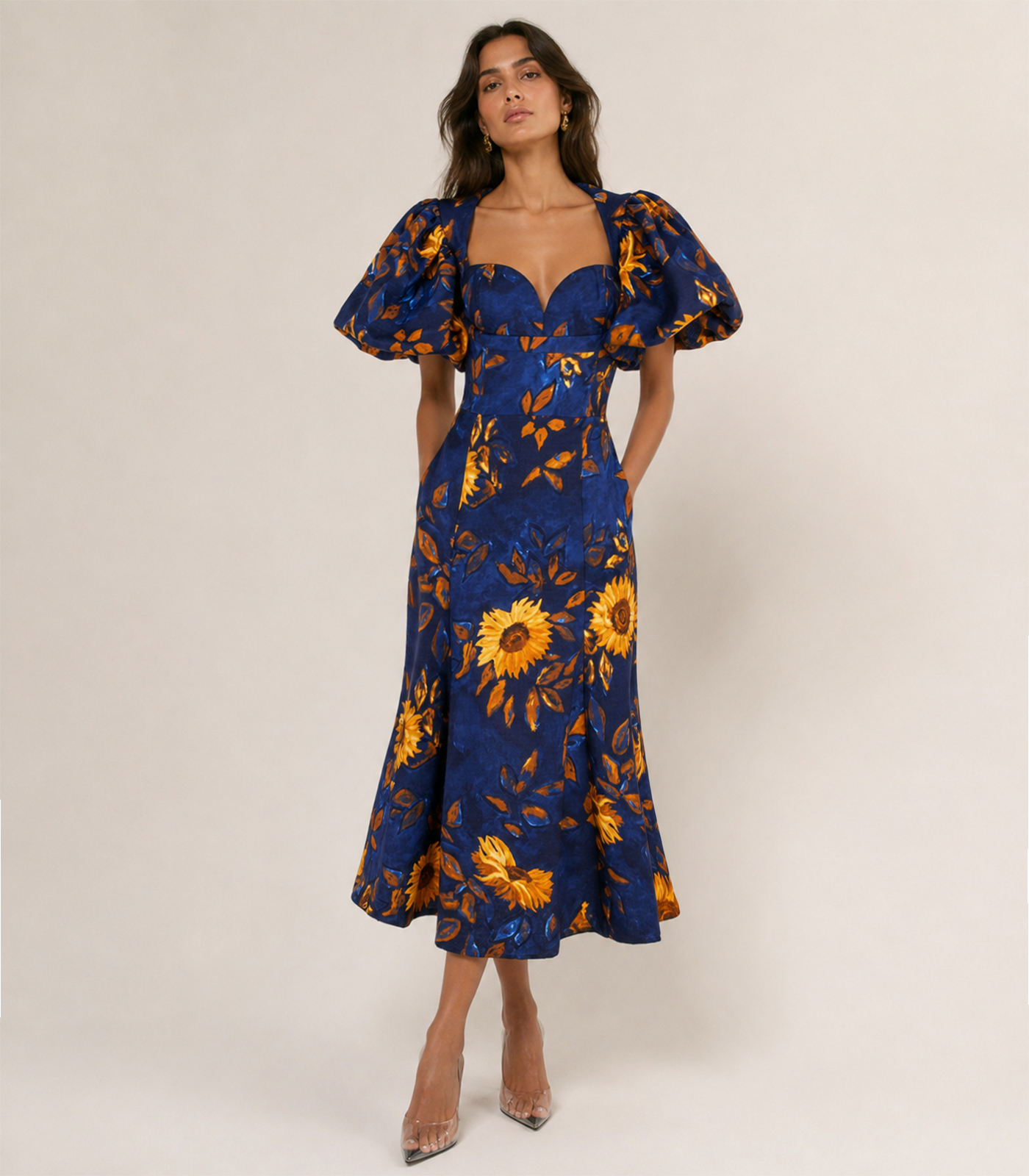 Bustier Midi Dress - Image 2