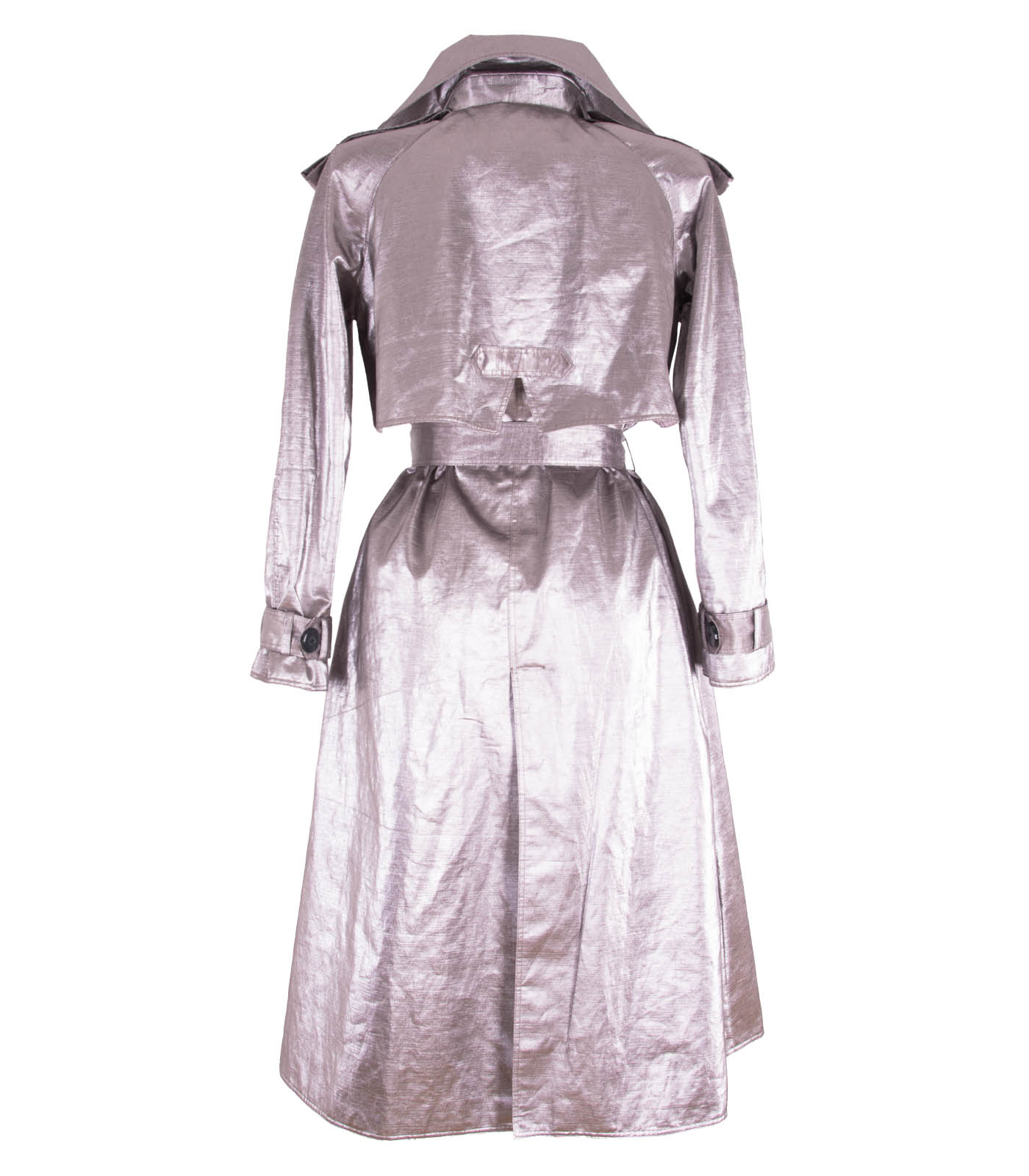 Cotton Double-Breasted Trench Coat - Image 12