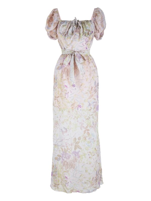 Romantic Bustier Silk Dress