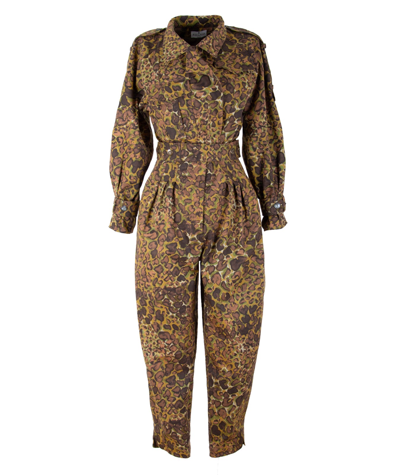 Gabardine Loose Fit Jumpsuit - Image 4