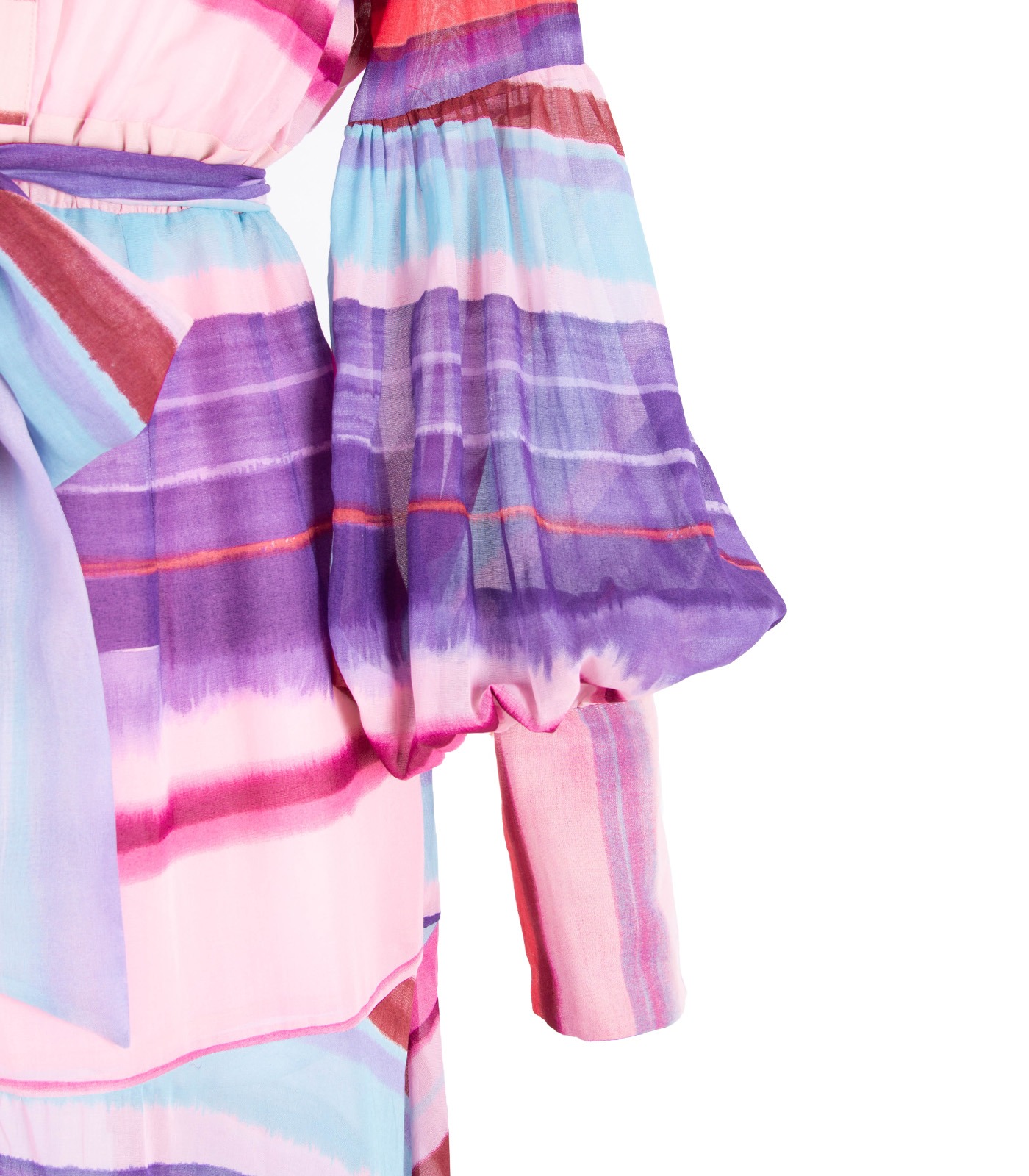 Batiste Cotton Long Shirt Dress - Image 4