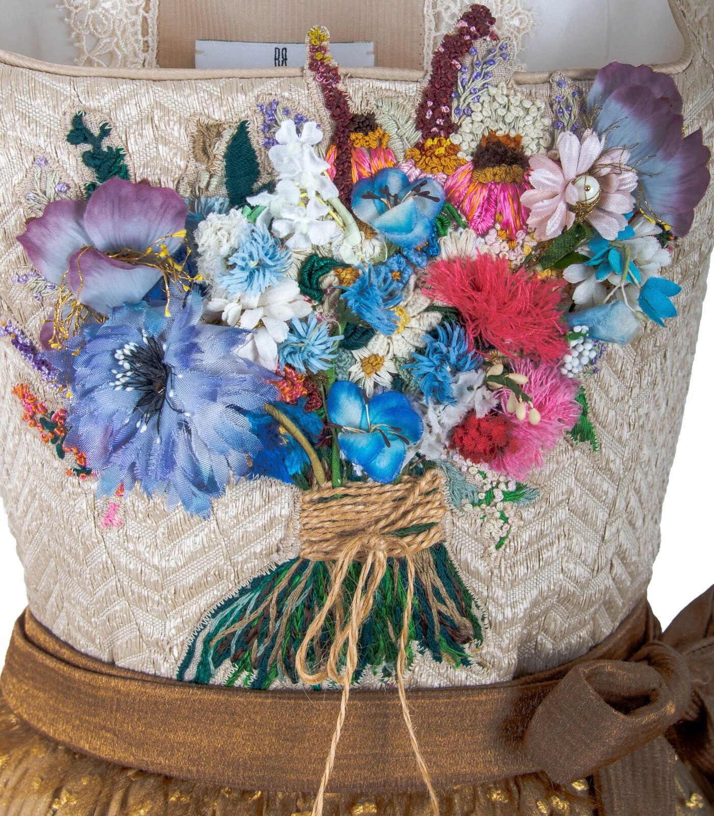 Silk Dirndl With Hand Embroidery - Image 2
