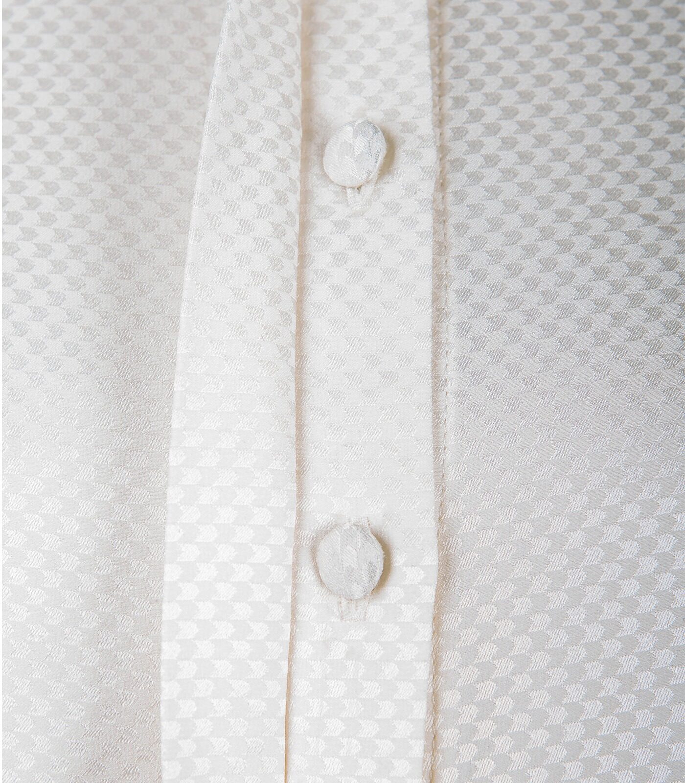 Asymmetrical Classic Silk Shirt - Image 3