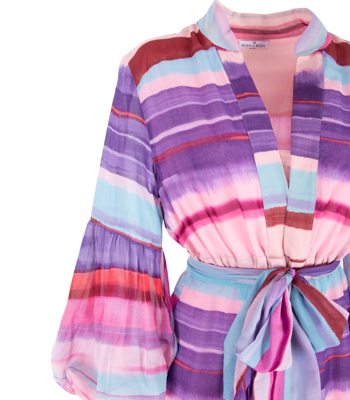 Batiste Cotton Long Shirt Dress - Image 3