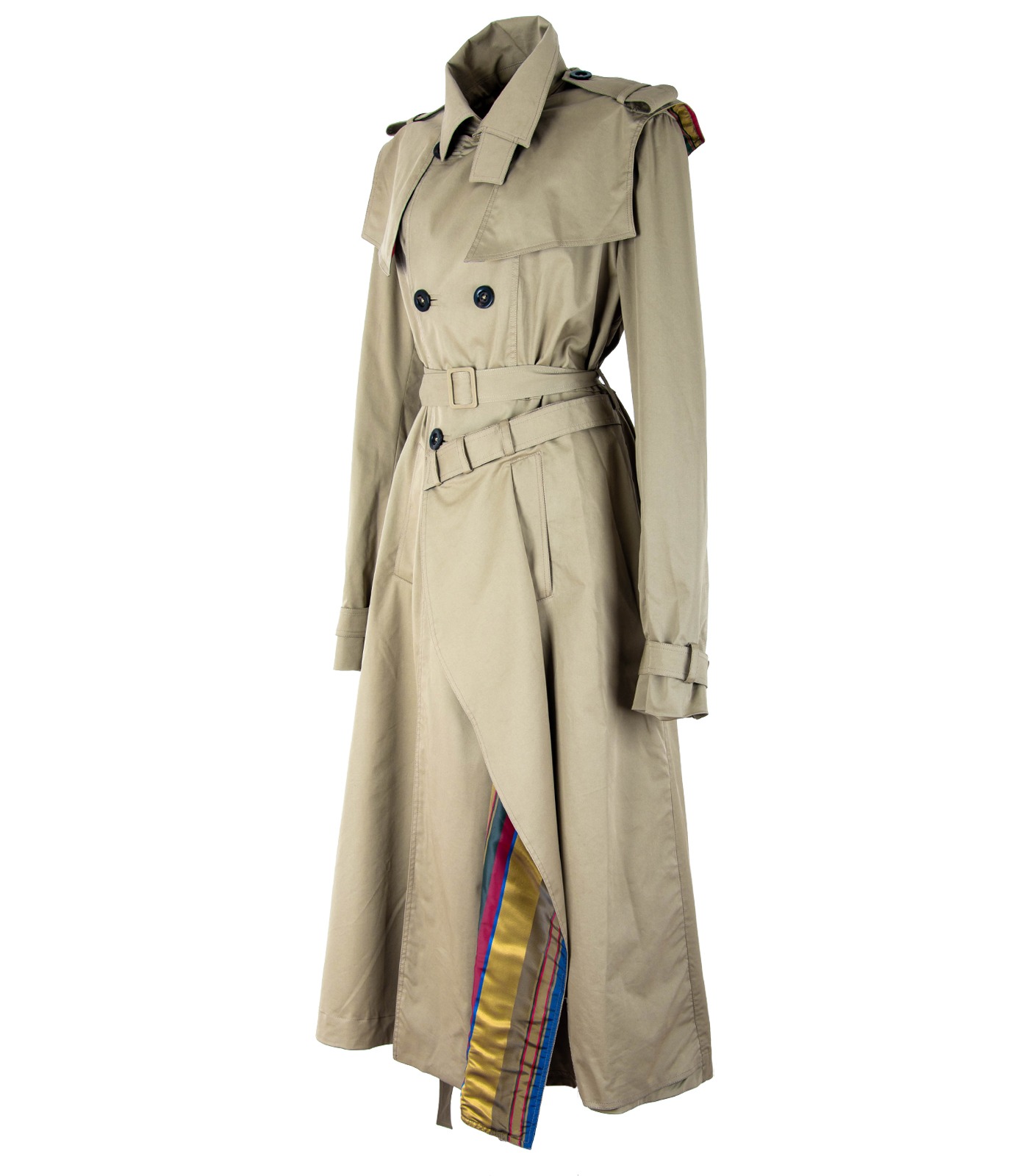 Women’s Cotton Double-Breasted Trench Coat - Image 4