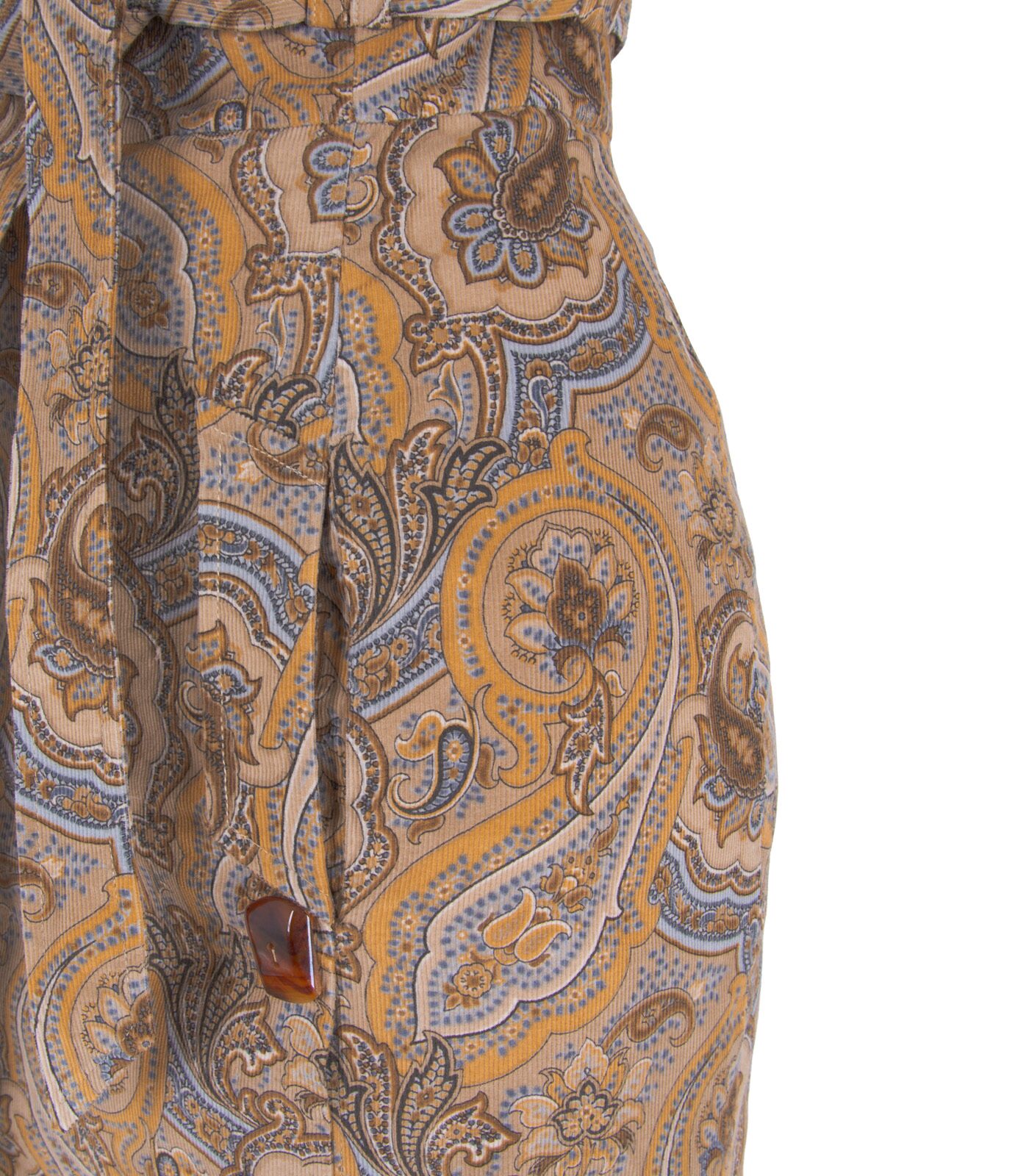 High-Waisted Cotton Pencil Skirt - Image 4