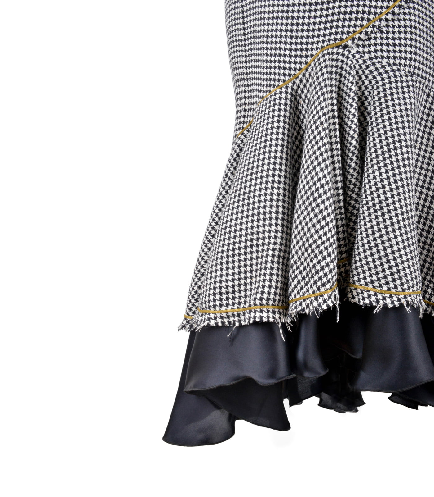 Asymmetrical Mermaid Off-Shoulder Silk Dress - Image 5