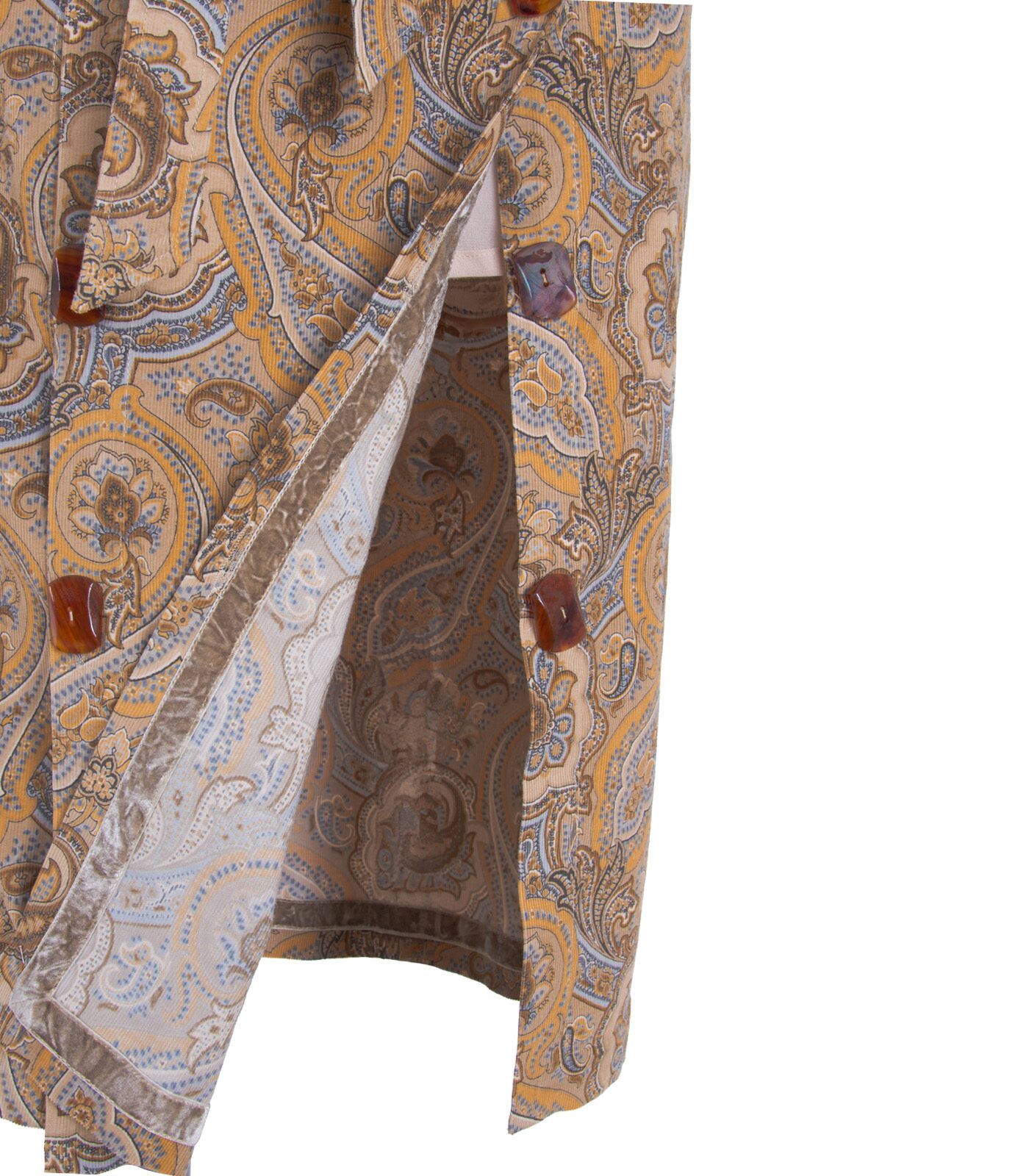 High-Waisted Cotton Pencil Skirt - Image 3