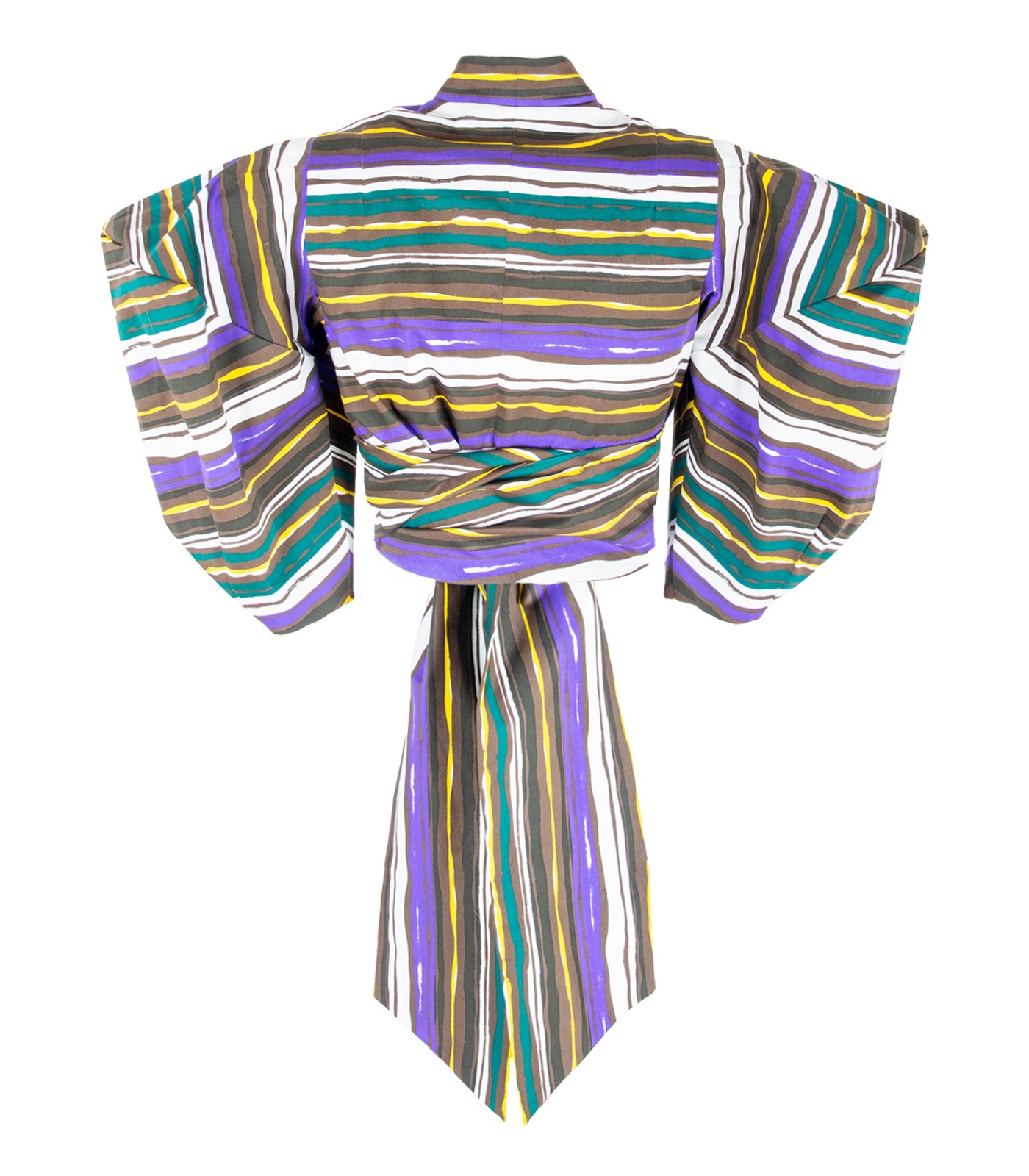 Cropped Wrap Shirt - Image 5