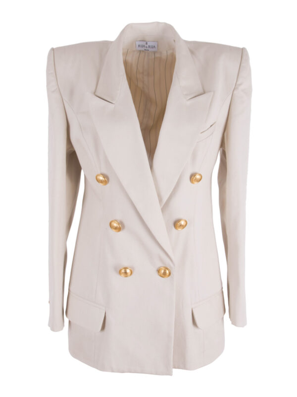 Cotton Double-Breasted Jacket