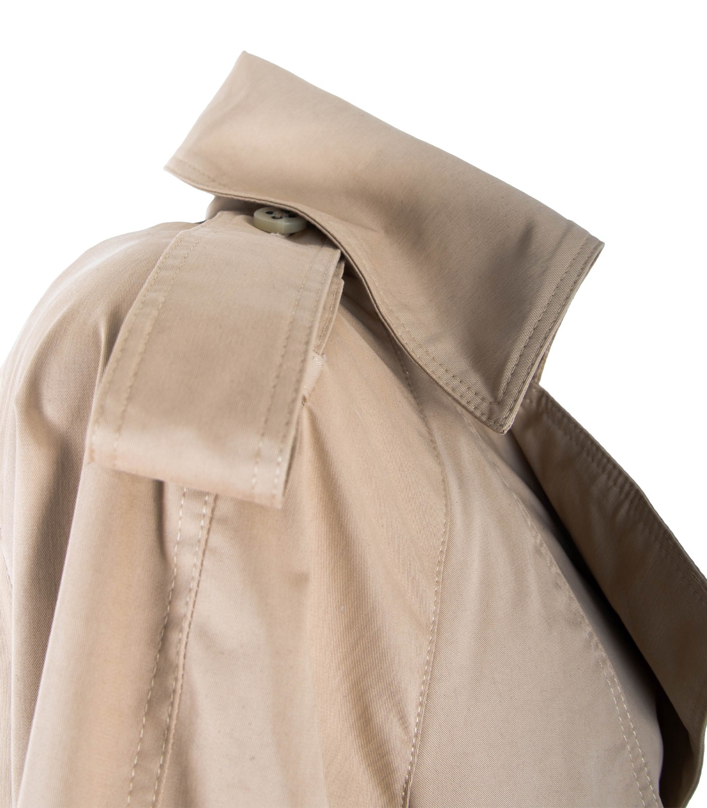 Cotton Double-Breasted Trench Coat - Image 5