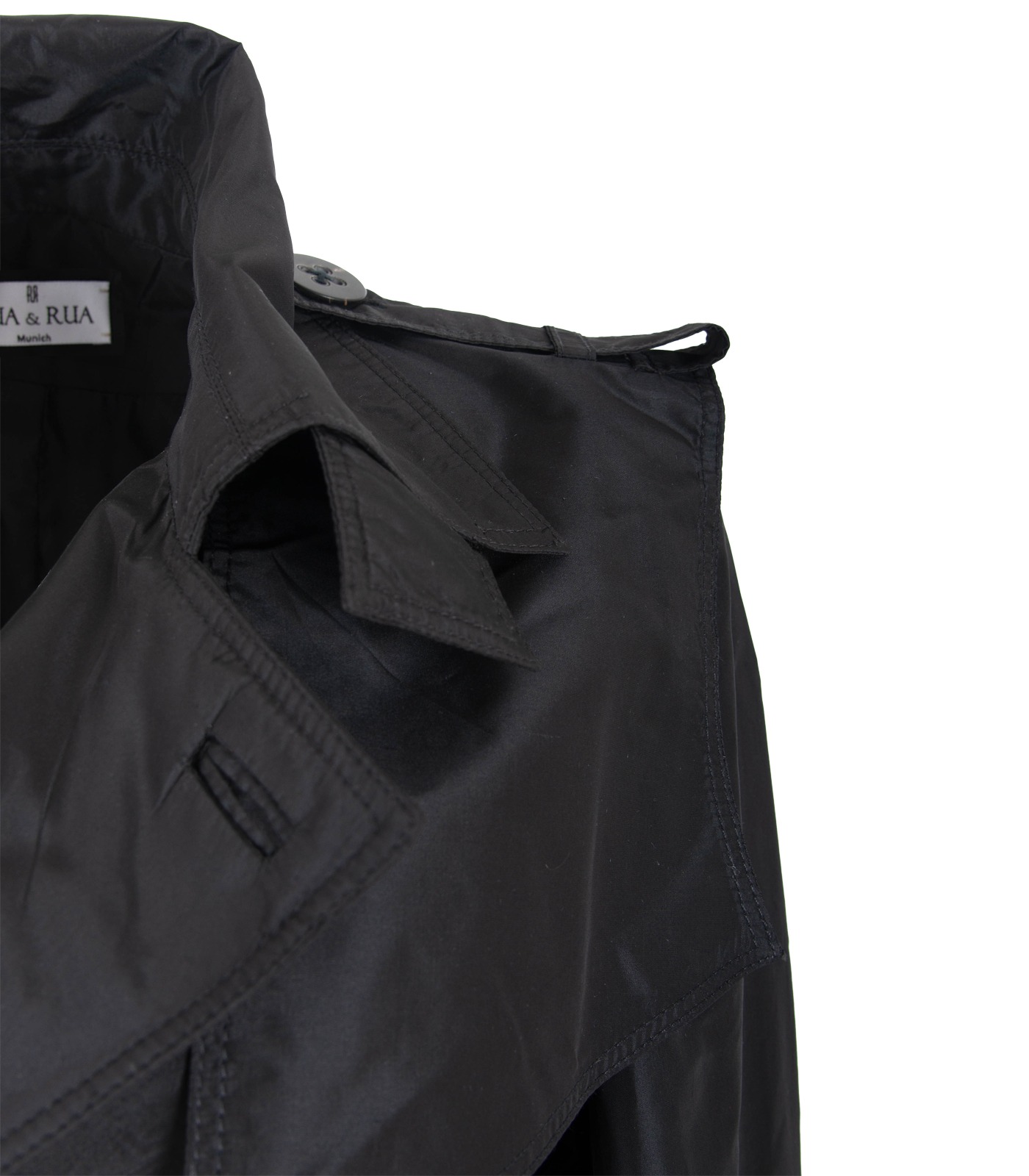 Silk Double-Breasted Trench Coat - Image 4