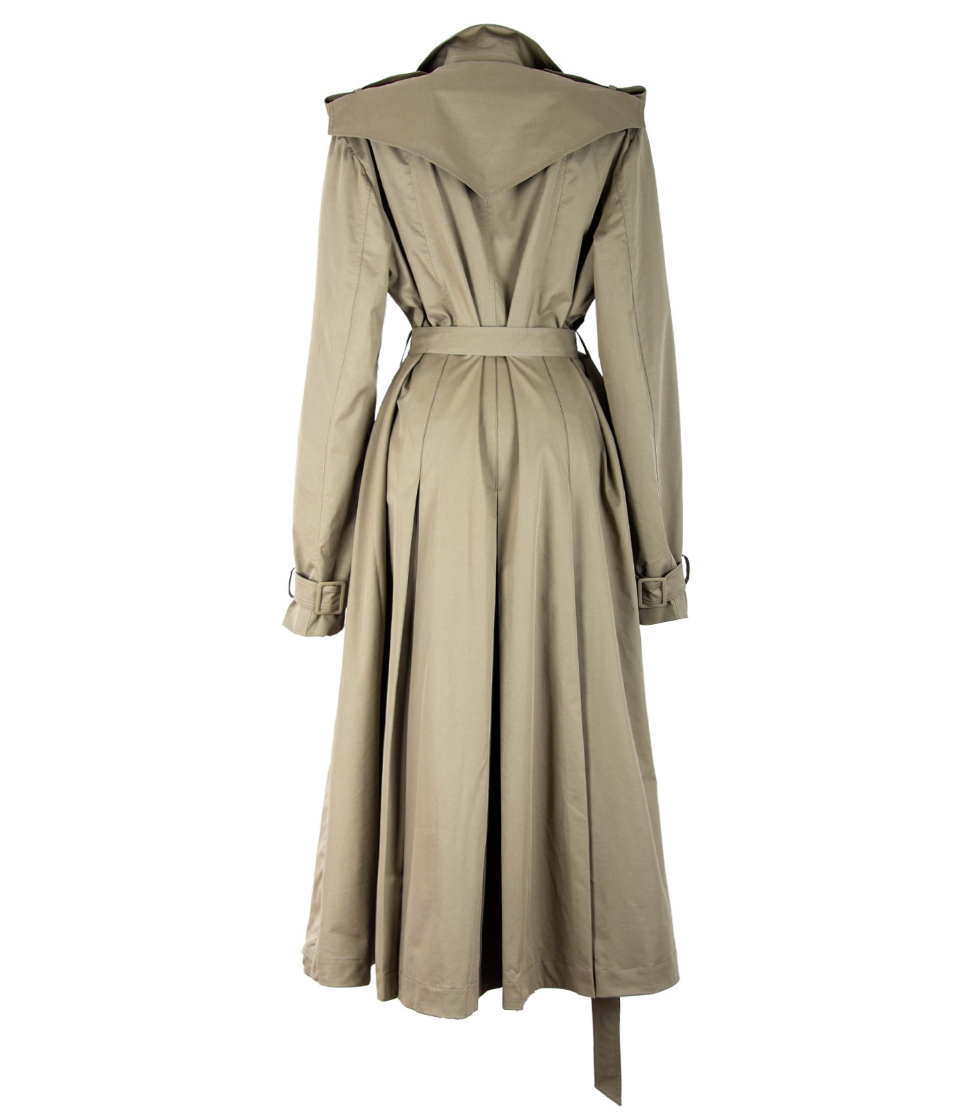 Women’s Cotton Double-Breasted Trench Coat - Image 6