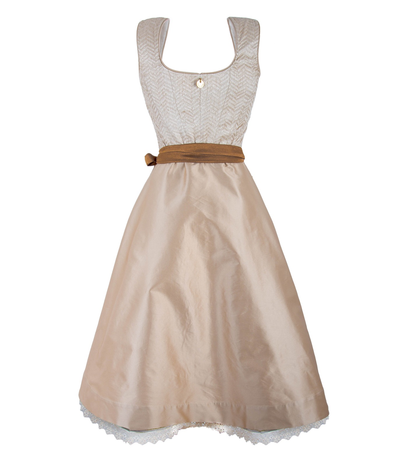Silk Dirndl With Hand Embroidery - Image 7