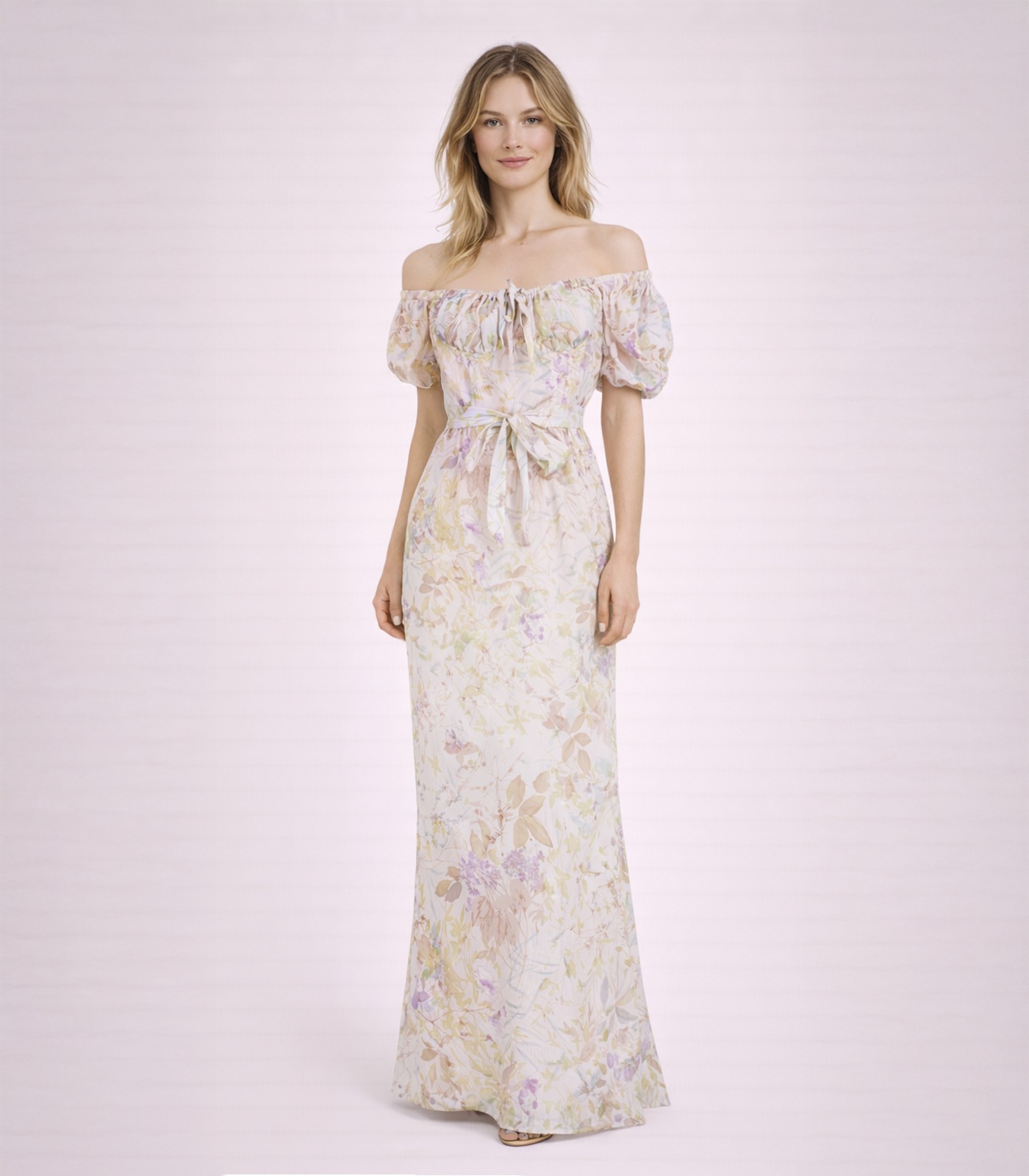 Romantic Bustier Silk Dress - Image 2