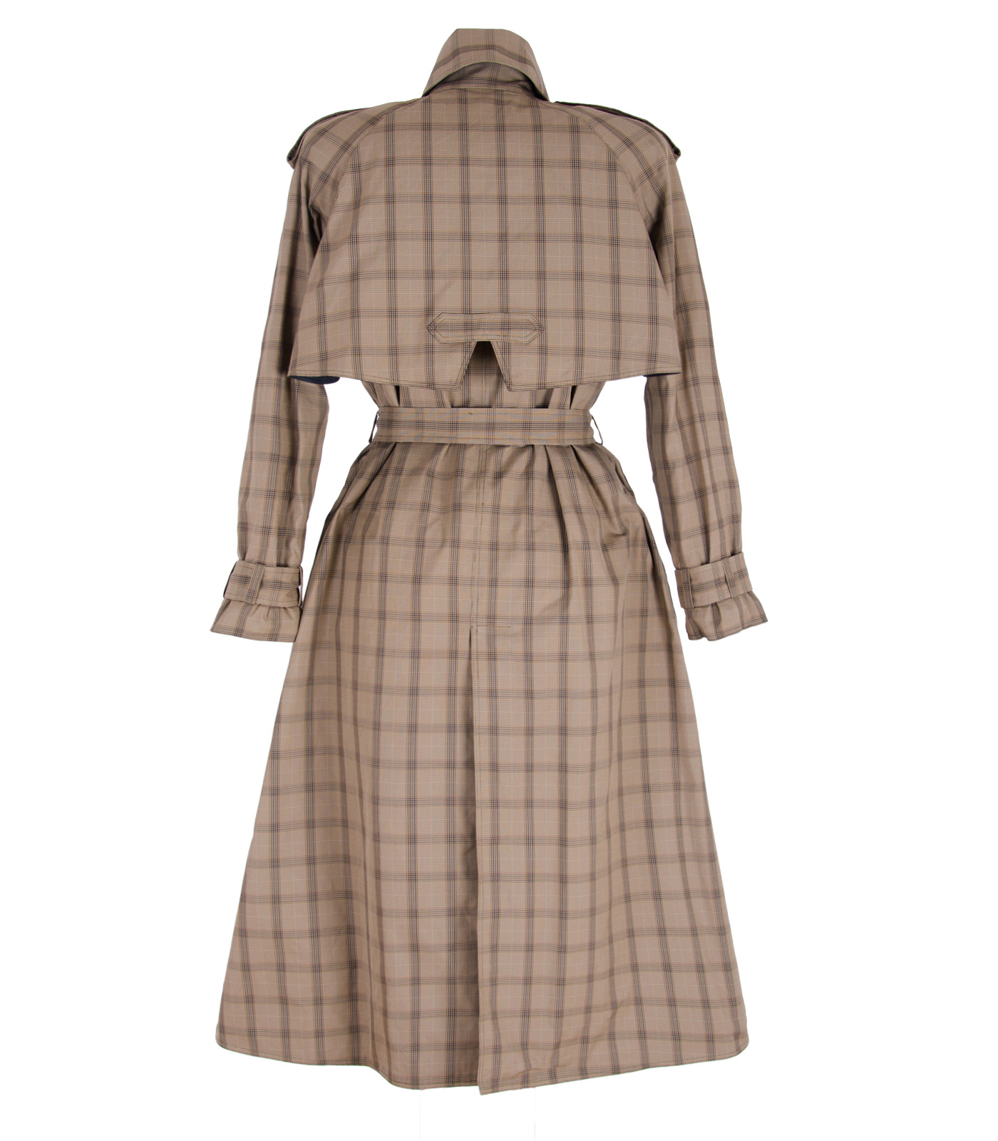 Silk Double-Breasted Trench Coat - Image 7