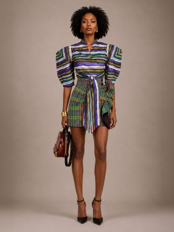 Cropped Wrap Shirt