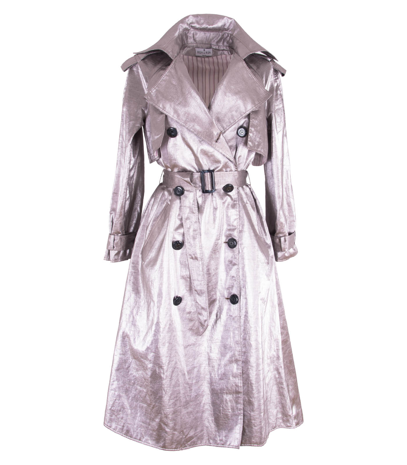 Cotton Double-Breasted Trench Coat
